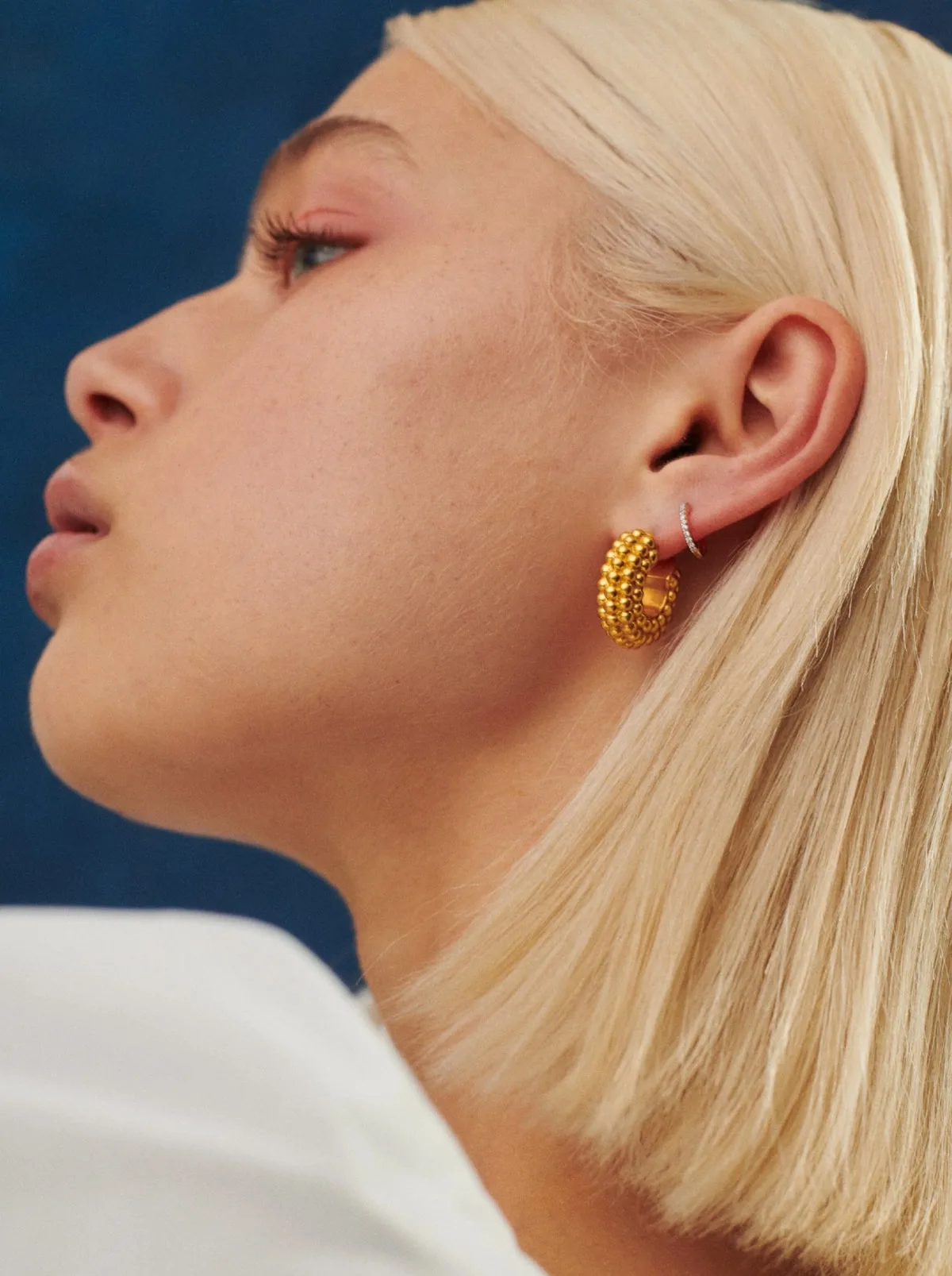 Baya Hoop Earrings—Gold Plated - obrazek 2