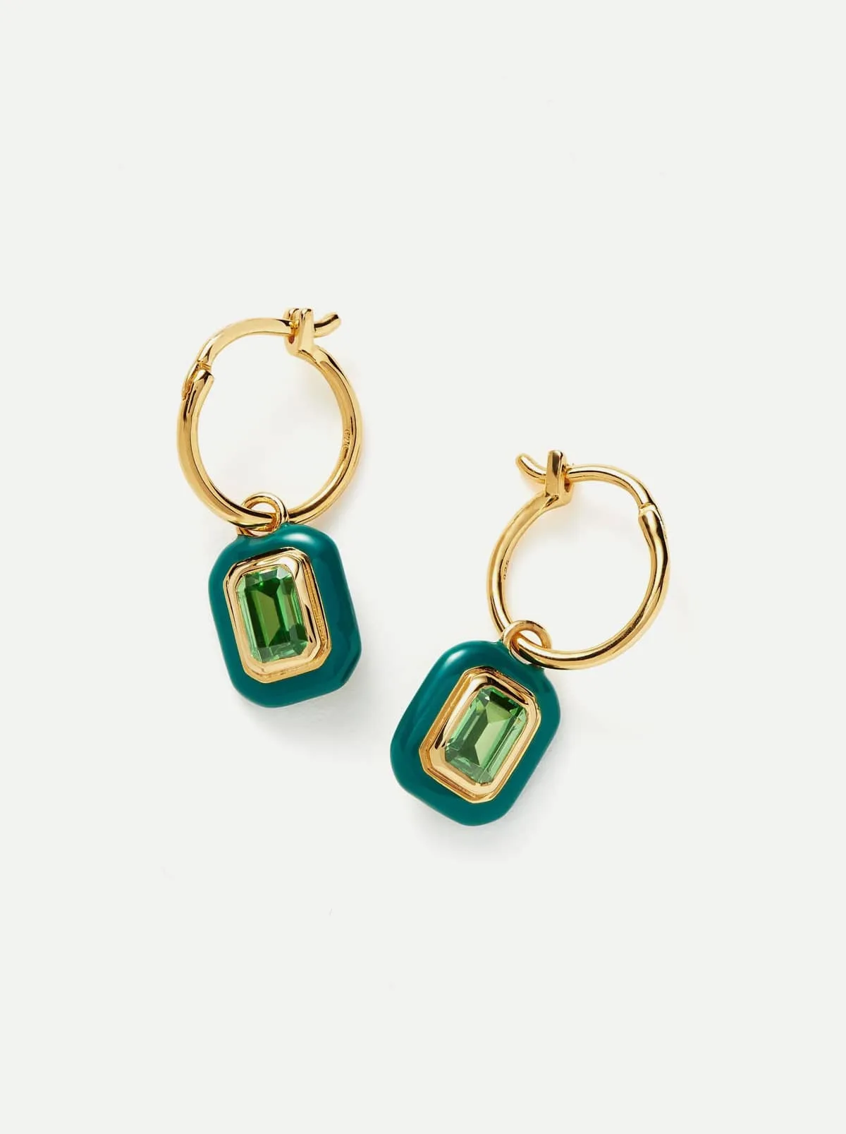 Charm Mini Hoop Earrings