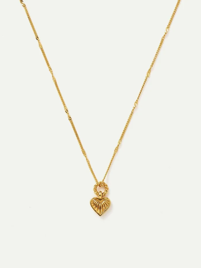 Heart Charm Pendant Necklace