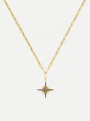 North Star Pearl Chain Necklace